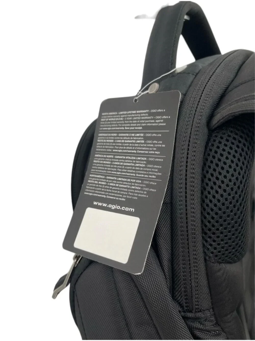 Ogio Squadron Laptop Backpack Padded Adjustable Black Logo / Master of Mixes